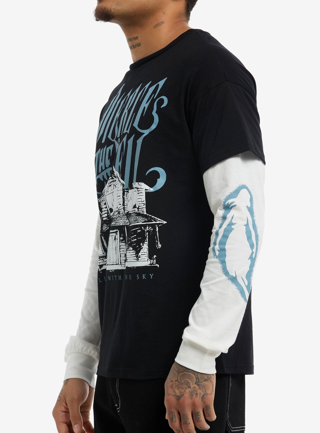 Pierce The Veil Collide With The Sky Long-Sleeve Twofer, BLACK, alternate