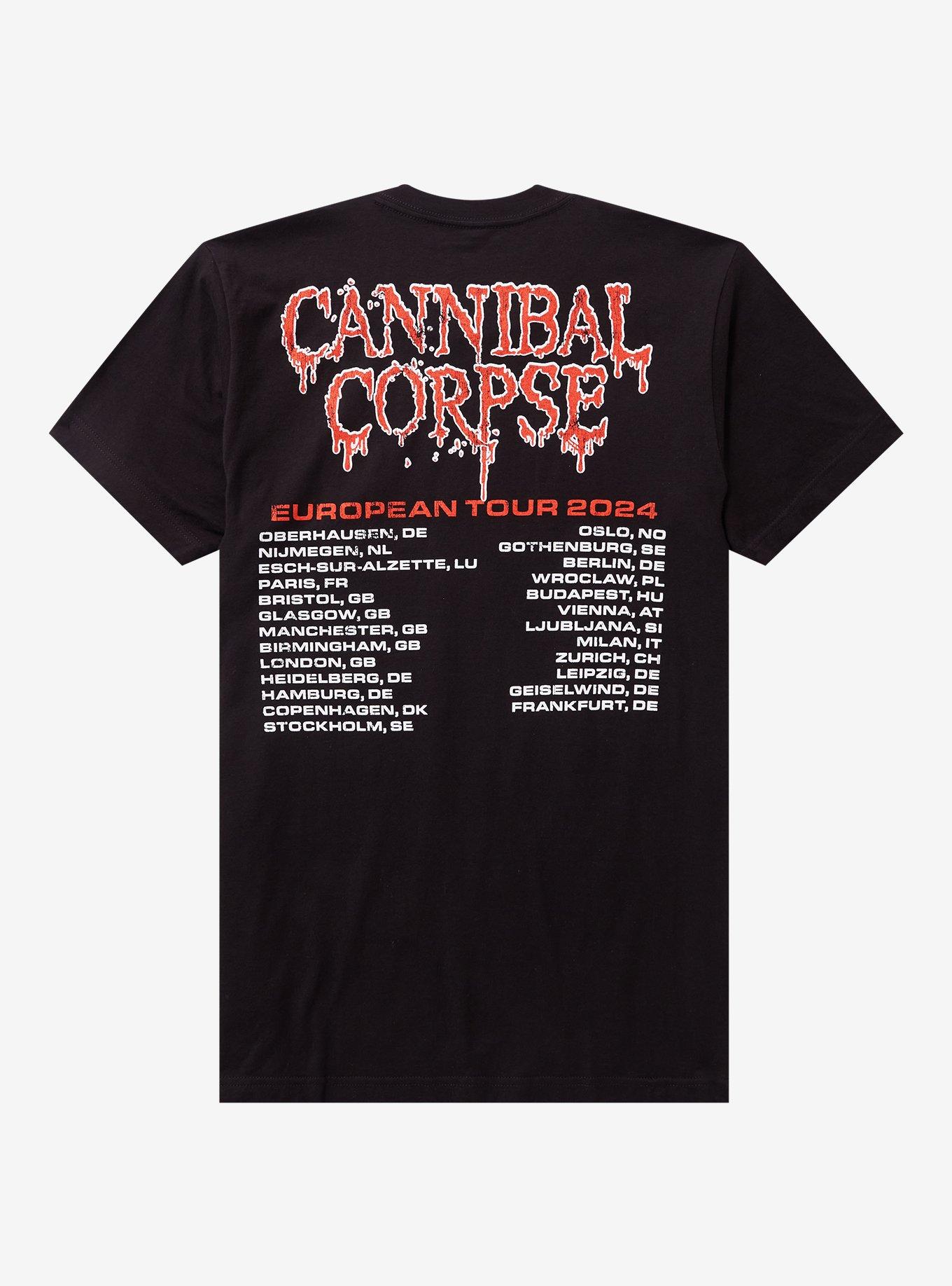Cannibal Corpse 2024 European Tour T-Shirt, , hi-res