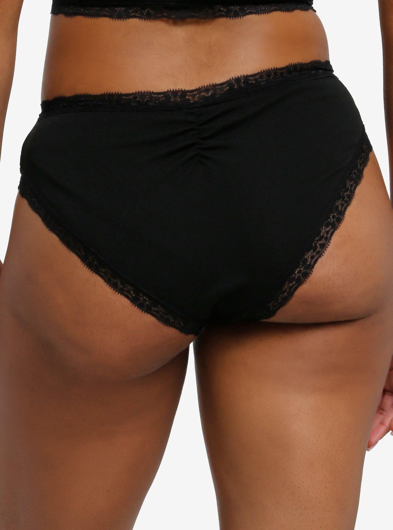 Black Lace Panty, , hi-res