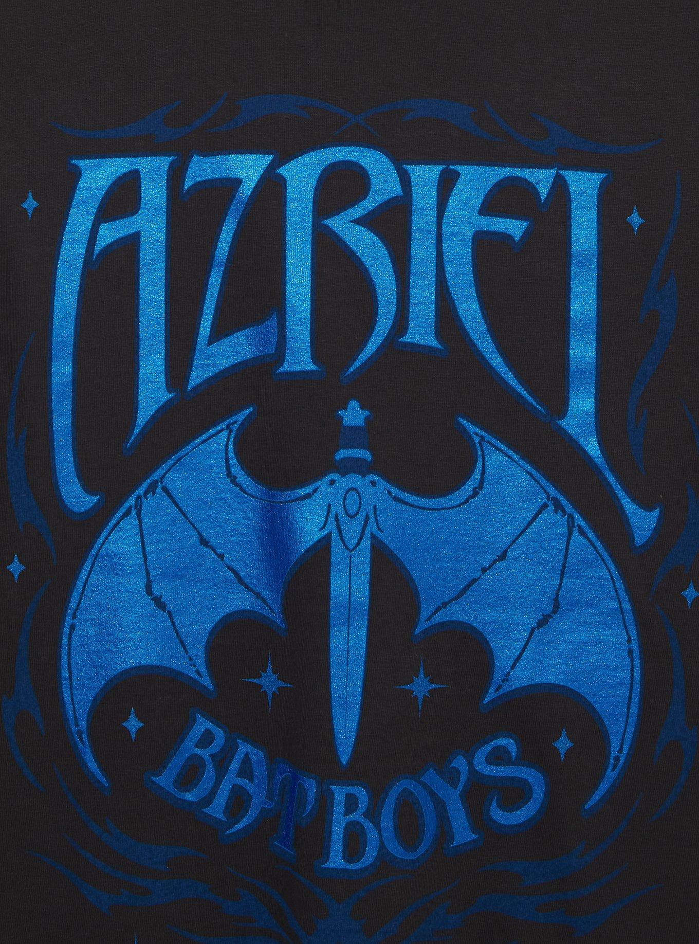 A Court Of Thorns And Roses Azriel Metallic Boyfriend Fit Girls T-Shirt, MULTI, alternate