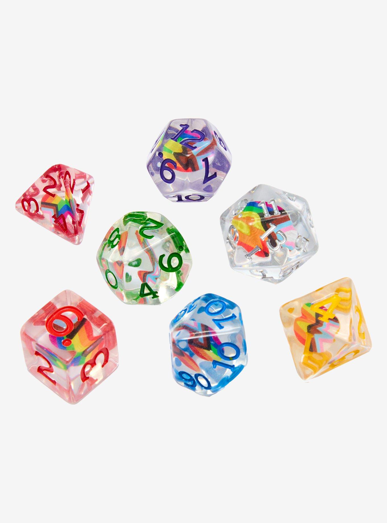 Sirius Dice Progress Pride Polyhedral Dice Set, , hi-res
