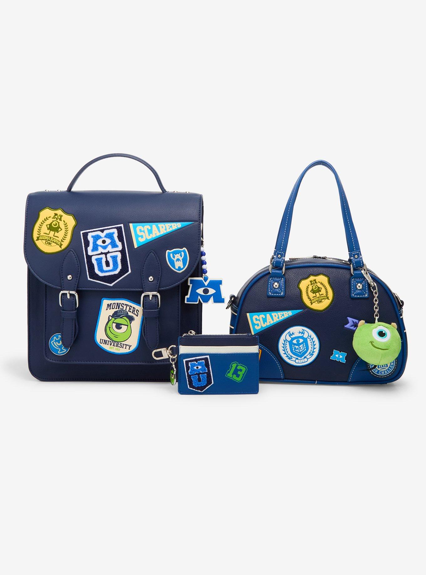 Disney Pixar Monsters University Patches Dome Handbag - BoxLunch Exclusive, , alternate