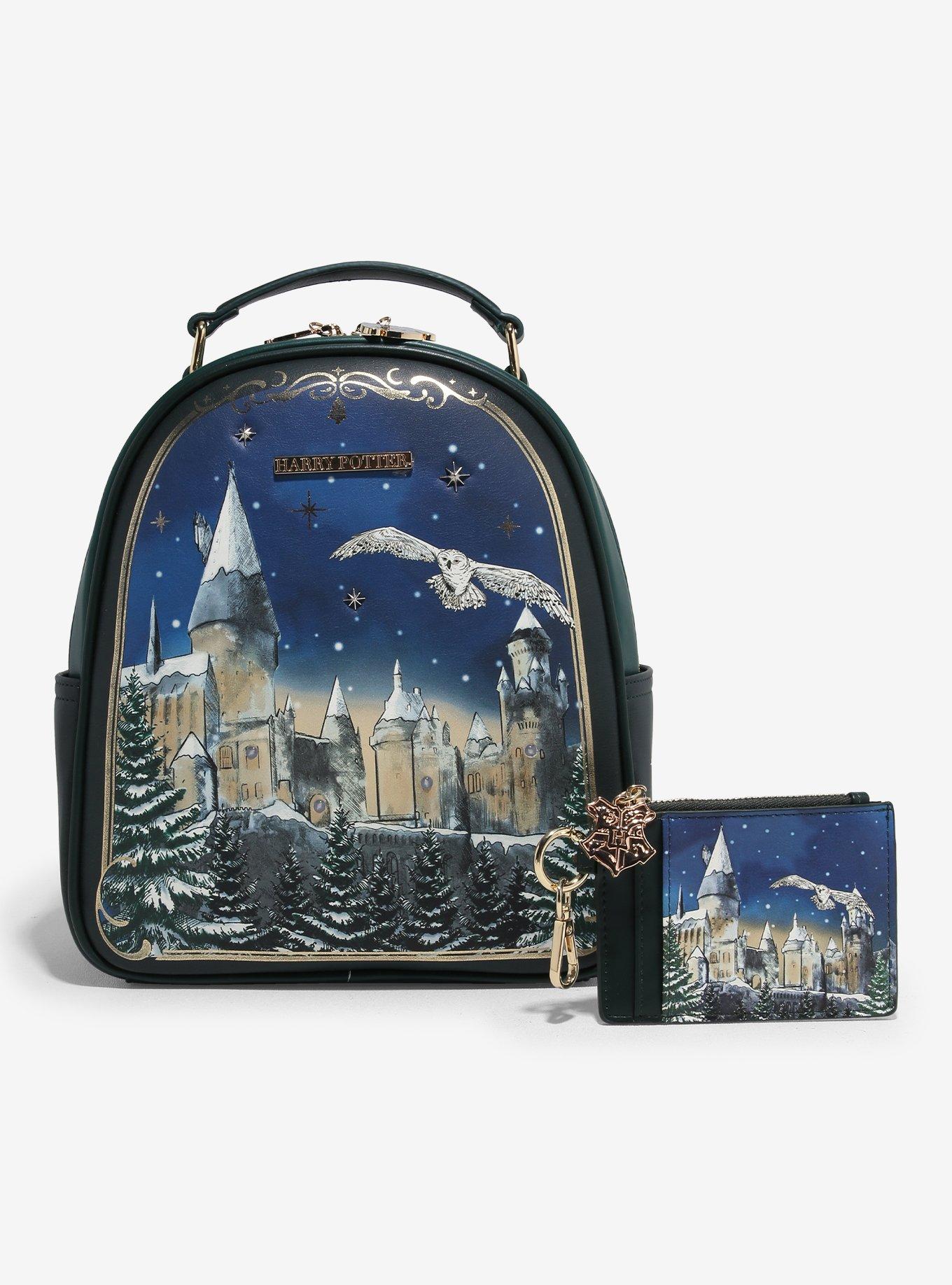 Harry Potter Snowy Hogwarts Scene Cardholder - BoxLunch Exclusive, , alternate