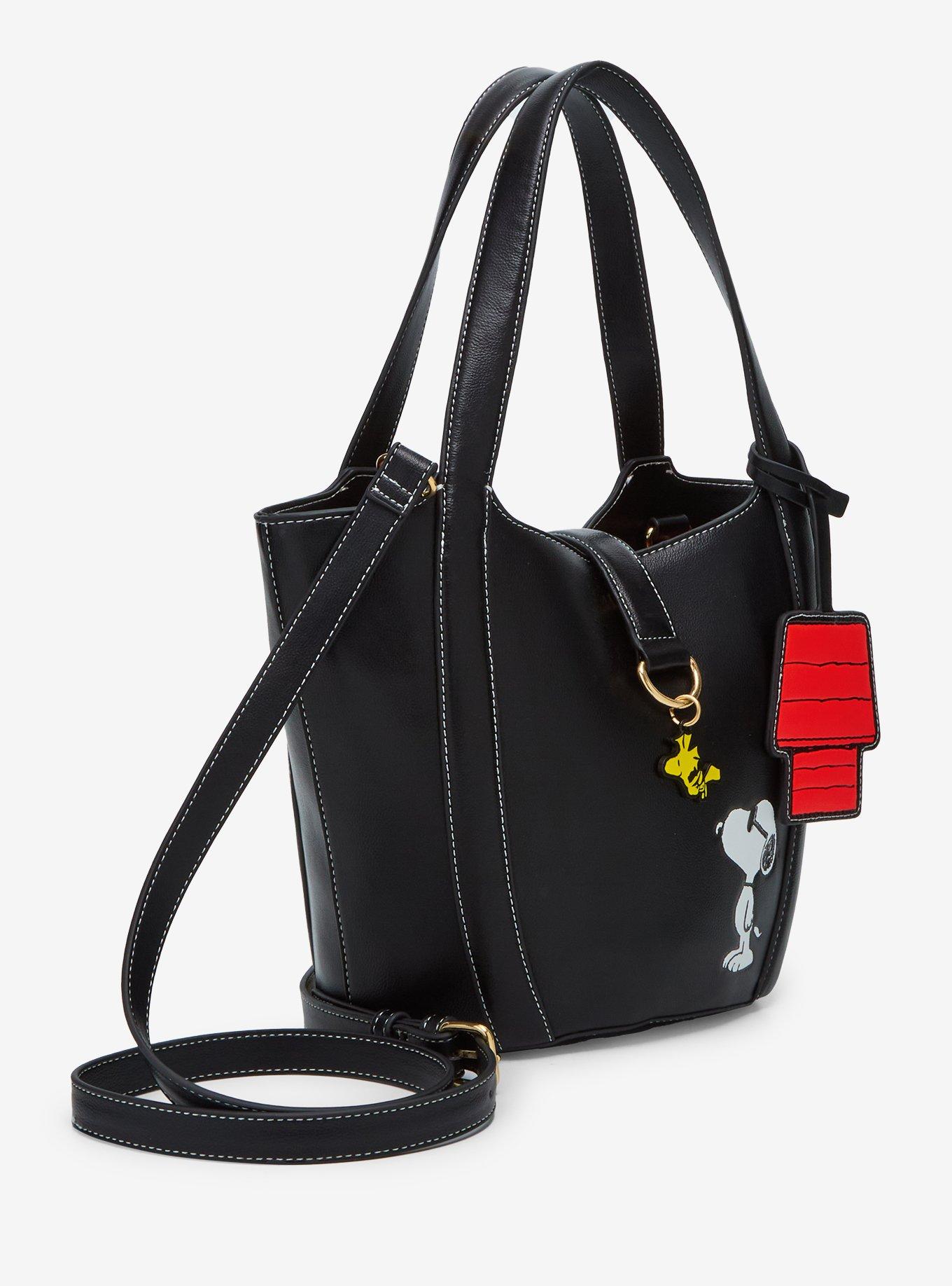 Peanuts Snoopy & Woodstock Sunglasses Pebble Textured Purse — BoxLunch Exclusive, , hi-res