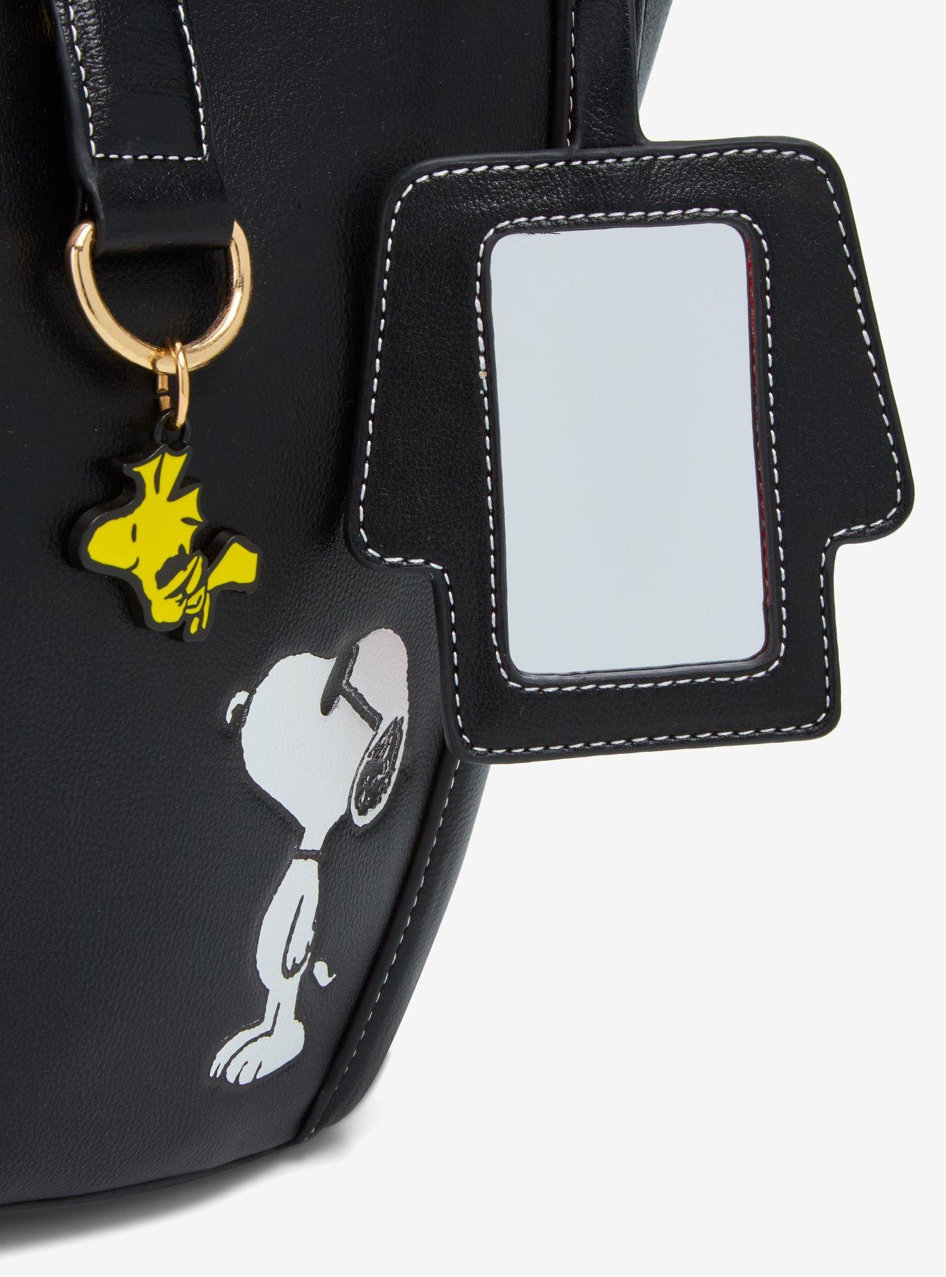 Peanuts Snoopy & Woodstock Sunglasses Pebble Textured Purse — BoxLunch Exclusive, , alternate