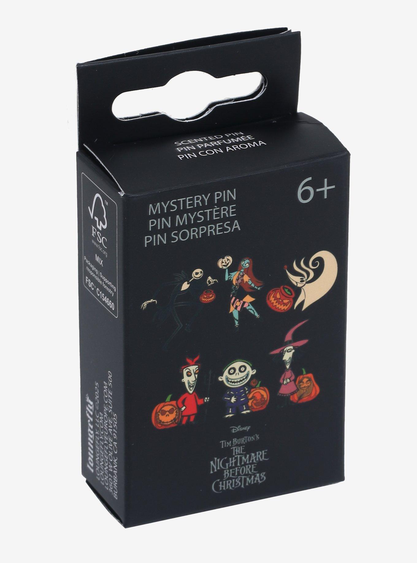 The Nightmare Before Christmas Pumpkin Carving Scented Blind Box Enamel Pin, , hi-res