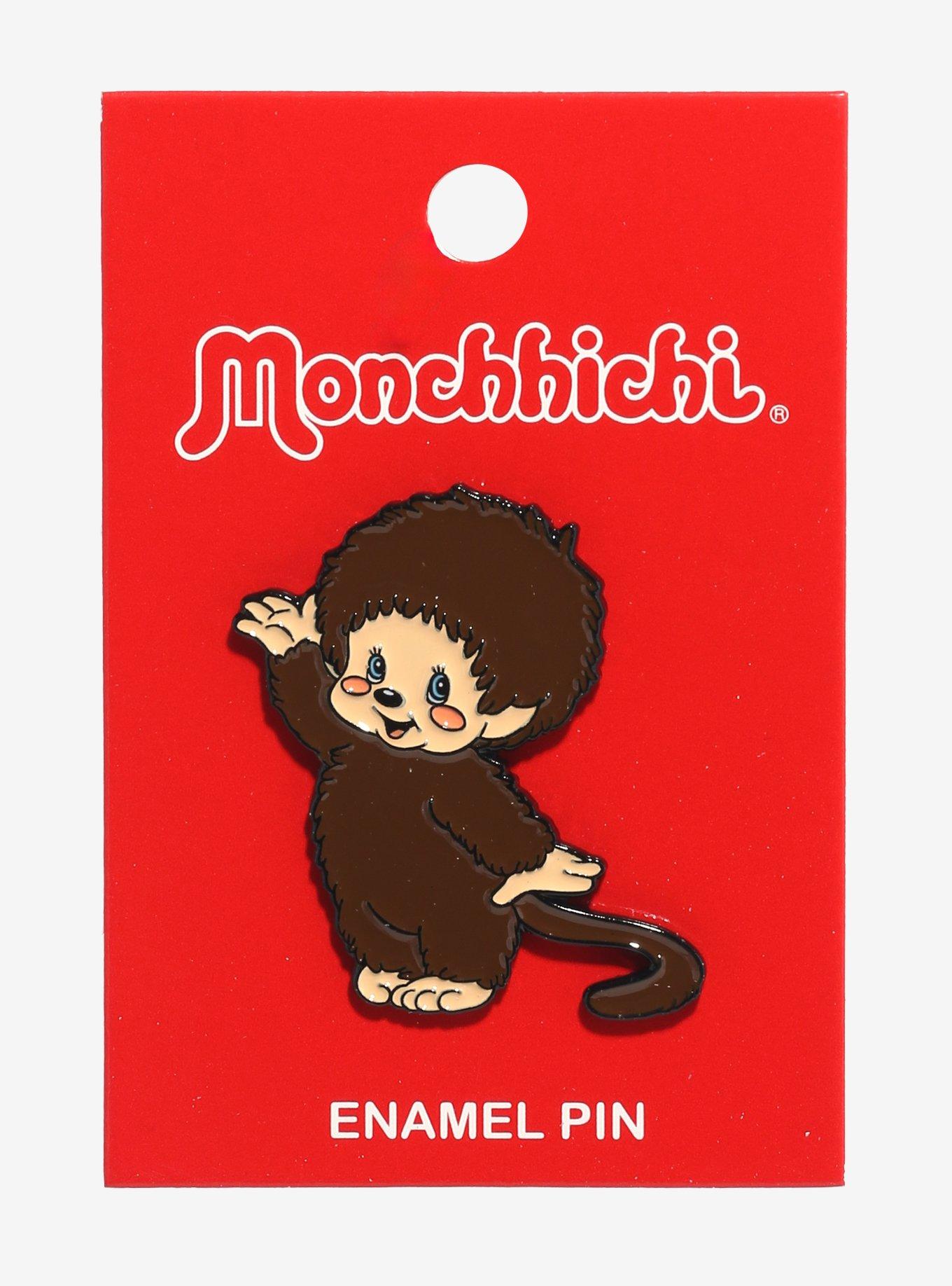 Monchhichi Waving Enamel Pin, , hi-res