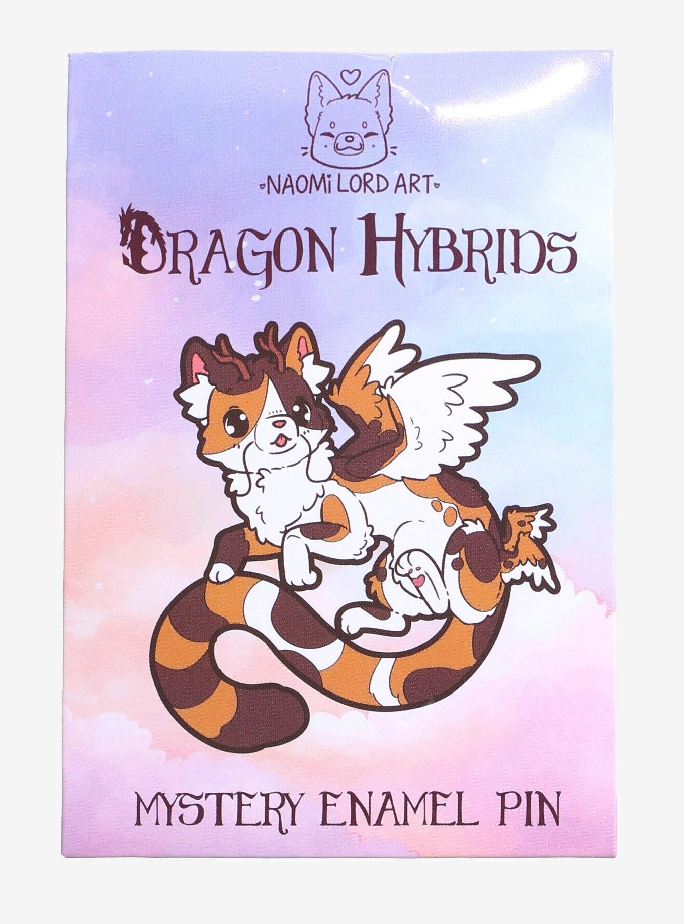 Dragon Animal Hybrid Blind Box Enamel Pin By Naomi Lord Art, , hi-res