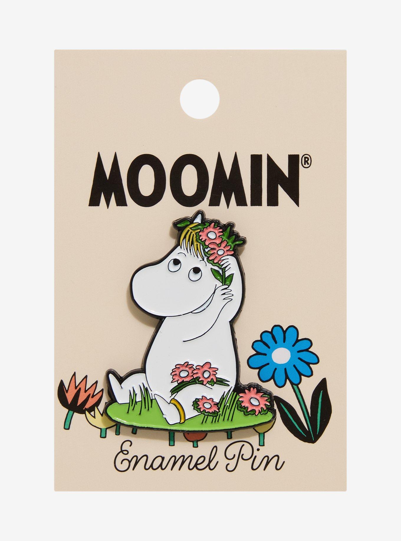 Moomin Snorkmaiden Flower Enamel Pin, , hi-res