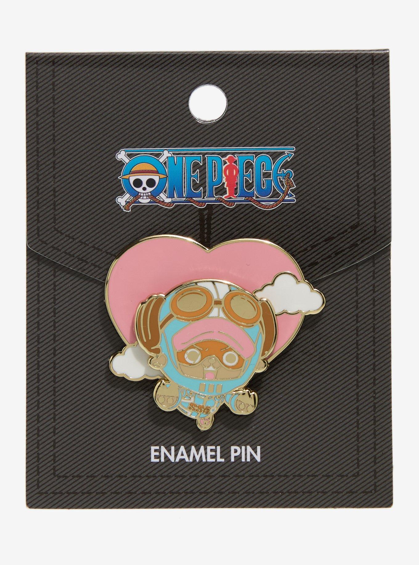 One Piece Chopper Egghead Heart Enamel Pin, , hi-res