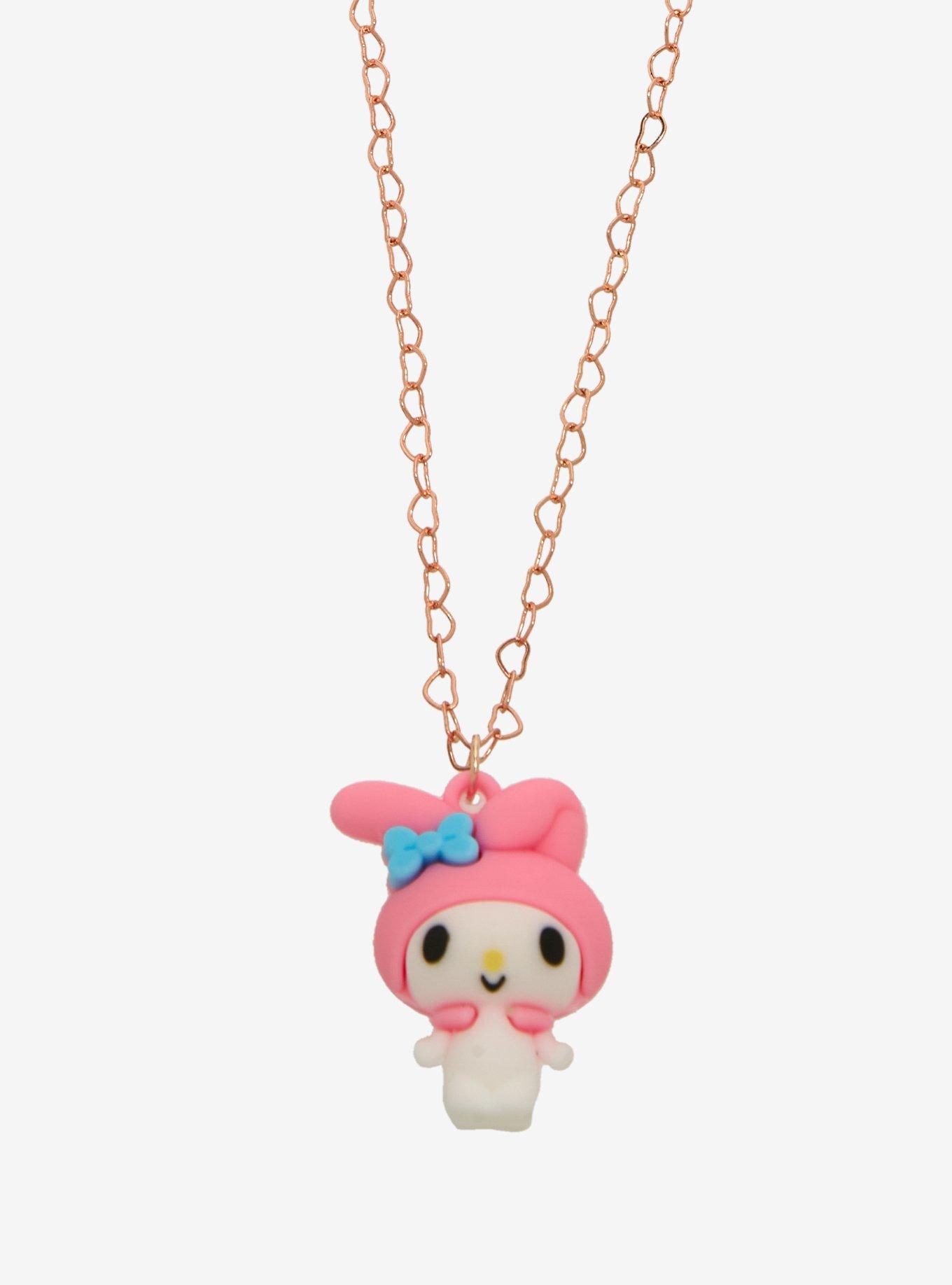 My Melody & Kuromi Figural Best Friend Necklace Set, , alternate