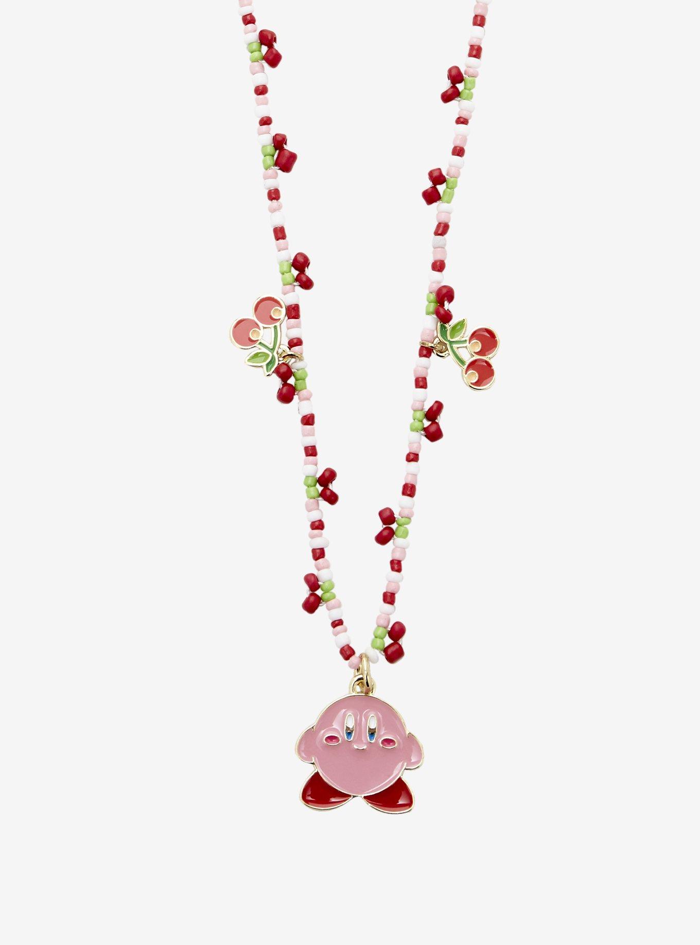 Kirby Cherry Charm Bead Necklace, , alternate