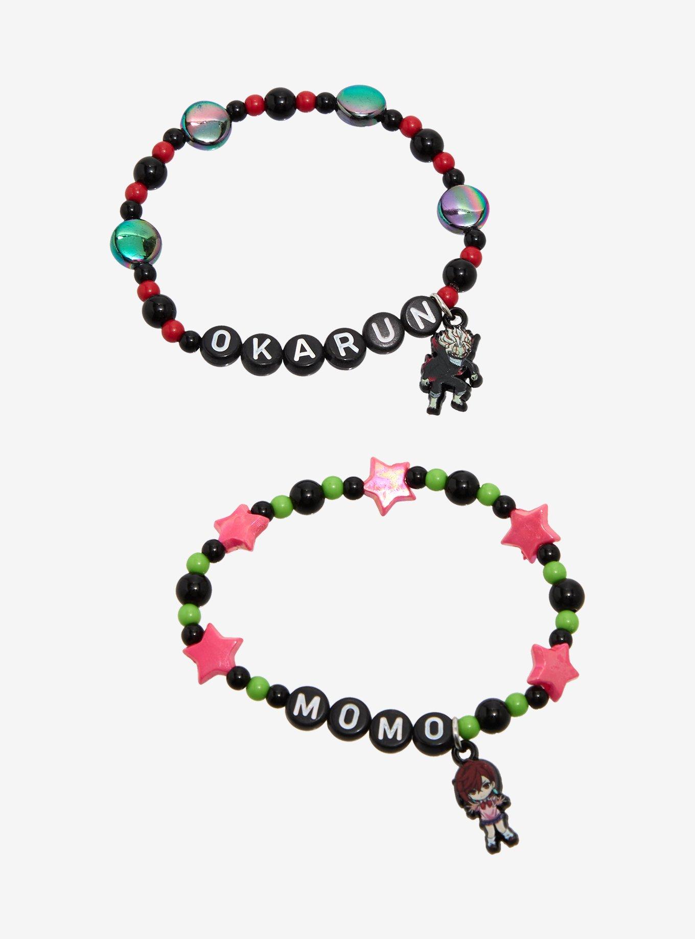 Dandadan Momo & Okarun Best Friend Bead Bracelet Set, , hi-res