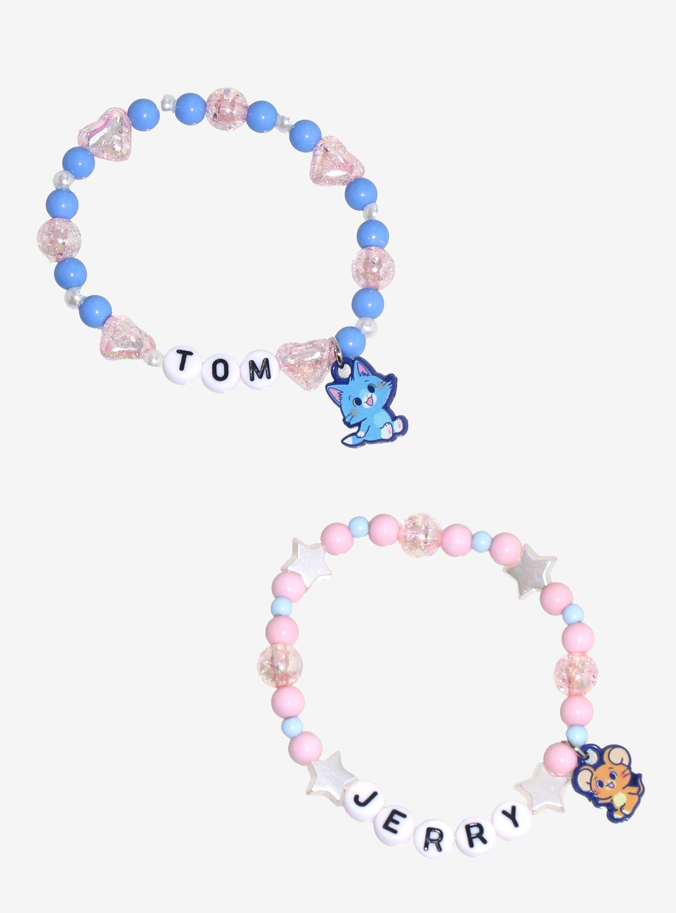 Tom And Jerry Gokko Best Friend Bead Bracelet Set, , hi-res