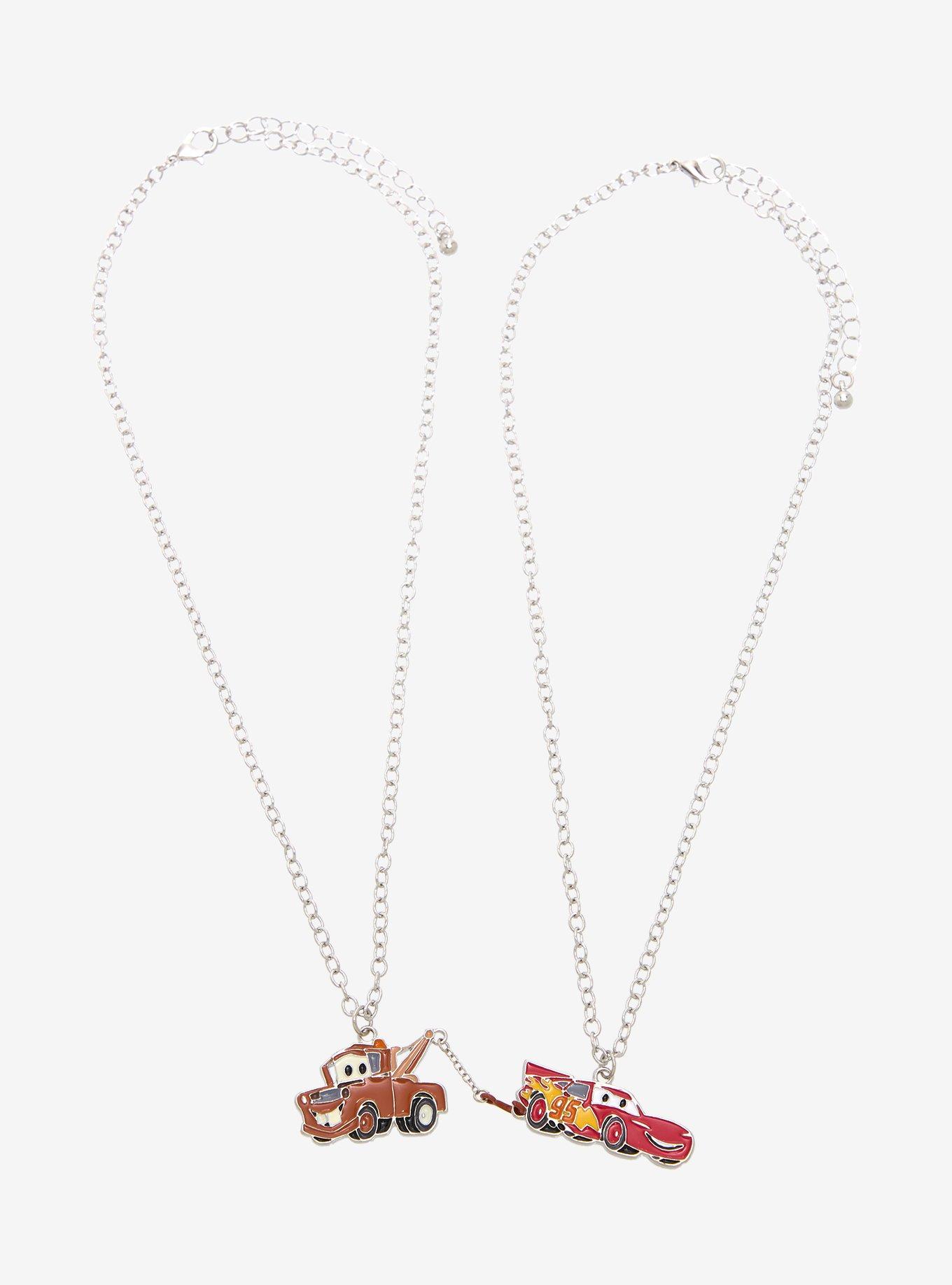 Disney Pixar Cars Duo Best Friend Necklace Set, , hi-res