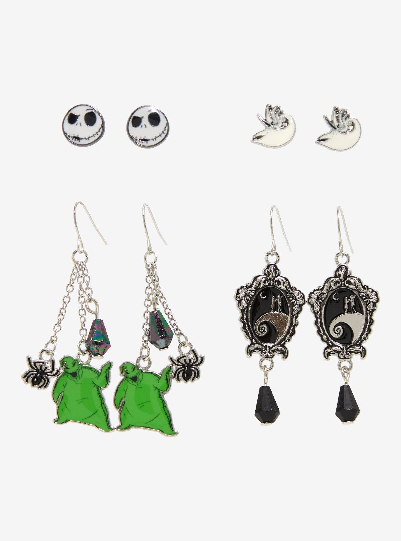 The Nightmare Before Christmas Character Earring Set, , hi-res