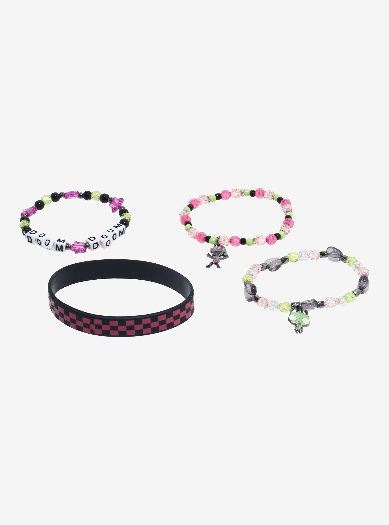 Invader Zim GIR & Zim Bracelet Set, , hi-res