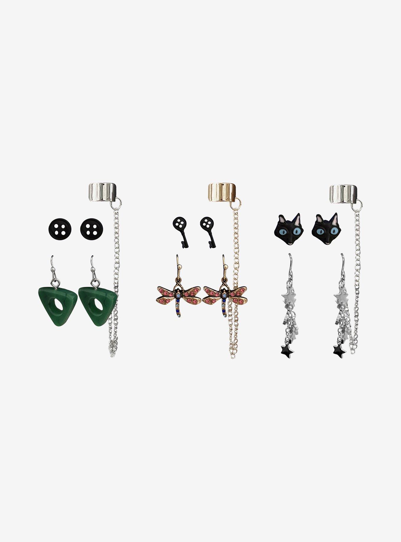 Coraline Icons Stud & Cuff Earring Set, , hi-res