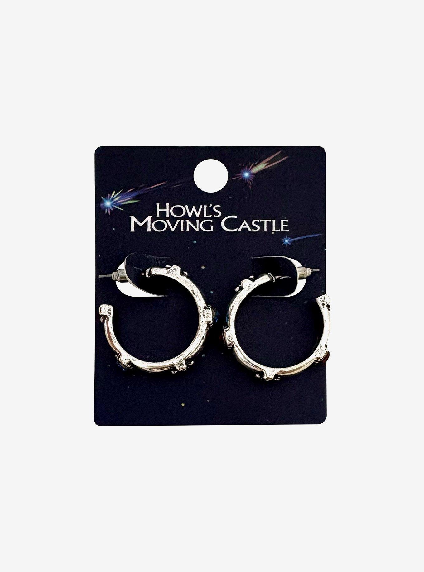 Studio Ghibli® Howl's Moving Castle Howl's Ring Hoop Earrings, , hi-res