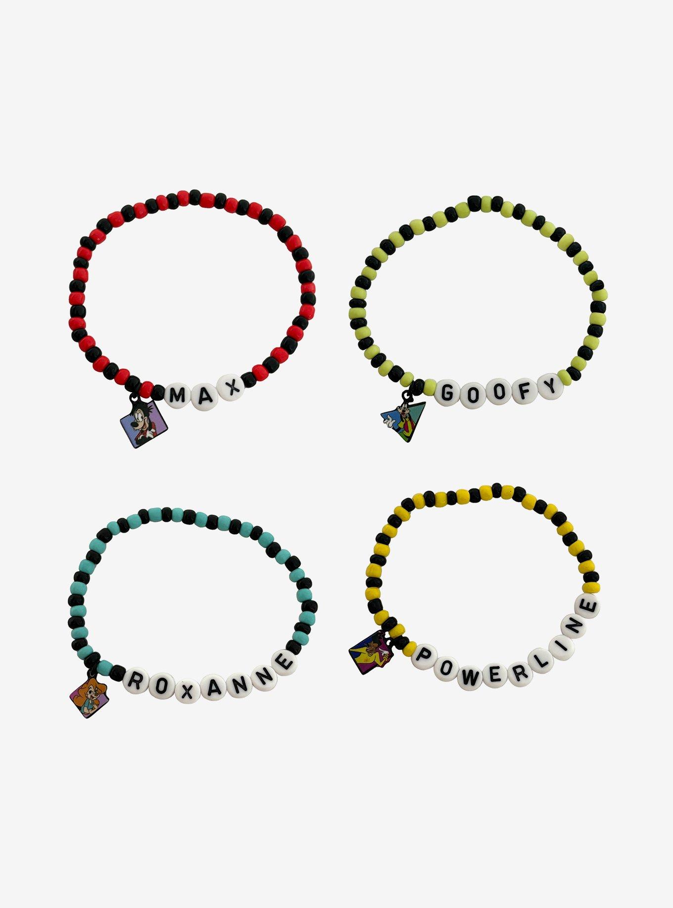 Disney A Goofy Movie Character Beaded Bracelet Set, , hi-res