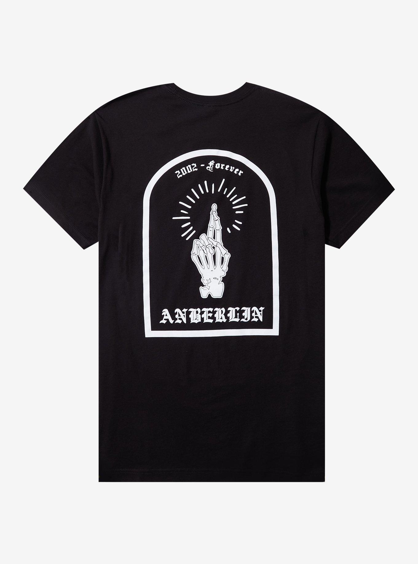 Anberlin Forever Skeleton Hand T-Shirt, , hi-res