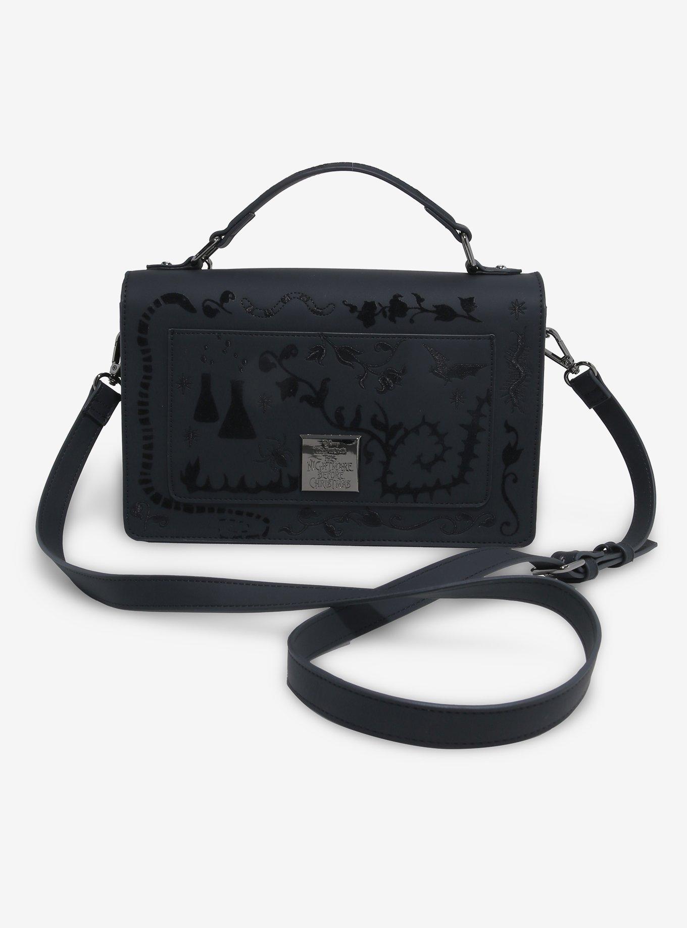 The Nightmare Before Christmas Halloween Town Tonal Icons Crossbody Bag, , hi-res
