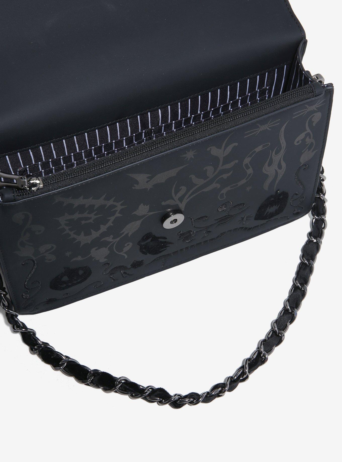 The Nightmare Before Christmas Halloween Town Tonal Icons Crossbody Bag, , alternate