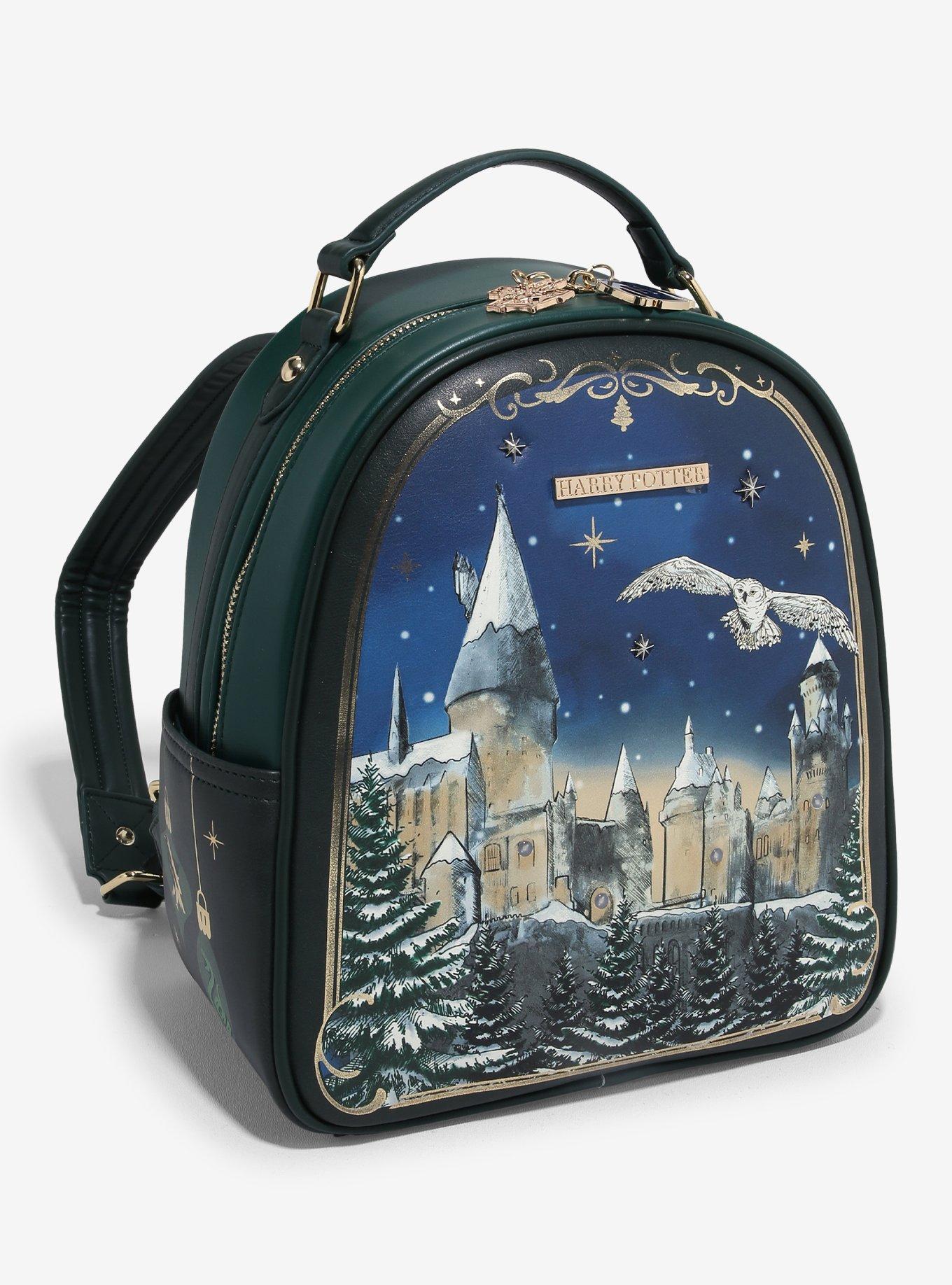 Harry Potter Snowy Hogwarts Scene Light-Up Mini Backpack, , hi-res