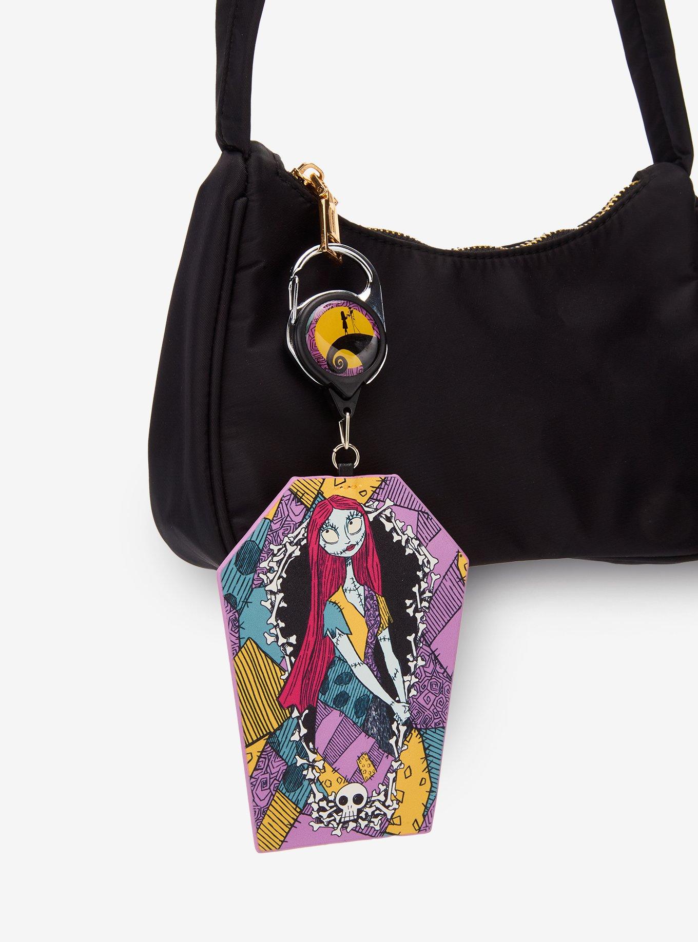 Disney The Nightmare Before Christmas Sally Pattern Coffin Retractable Lanyard - BoxLunch Exclusive, , alternate