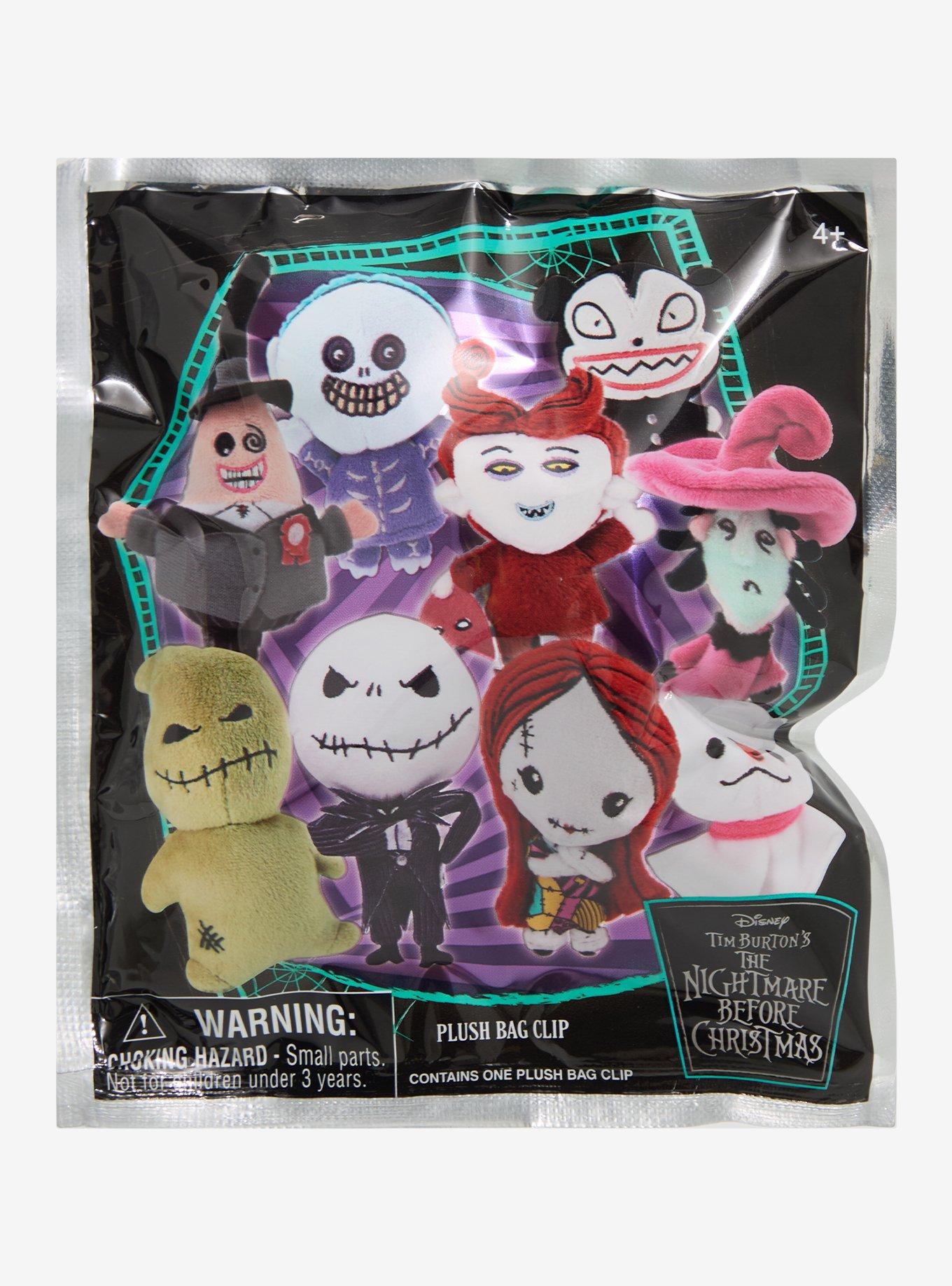 Disney The Nightmare Before Christmas Characters Blind Bag Plush Bag Clip - BoxLunch Exclusive, , hi-res