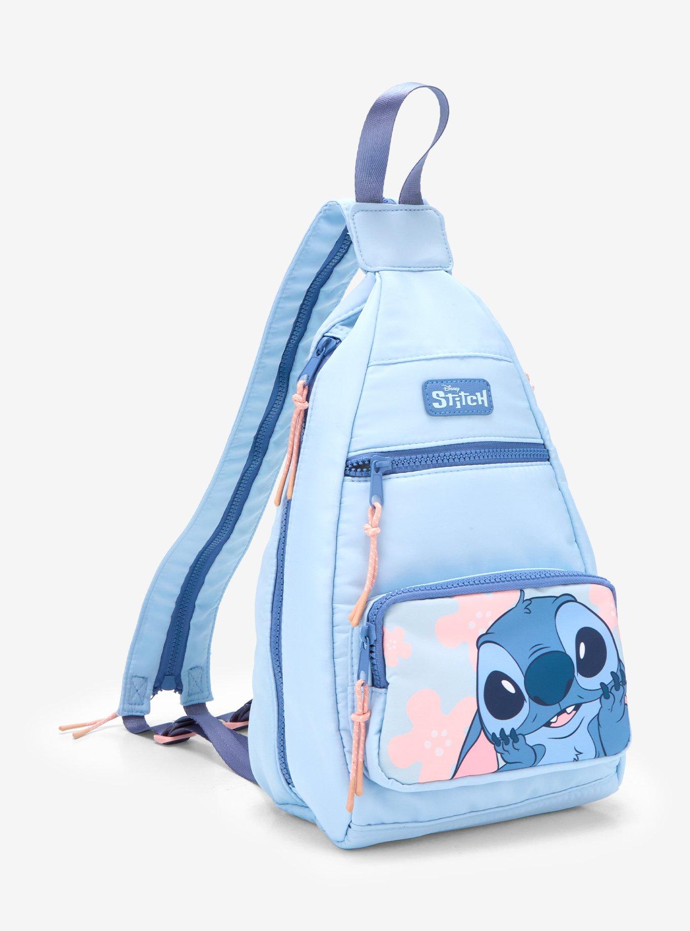 Disney Stitch Pastel Blue Convertible Sling Bag, , hi-res