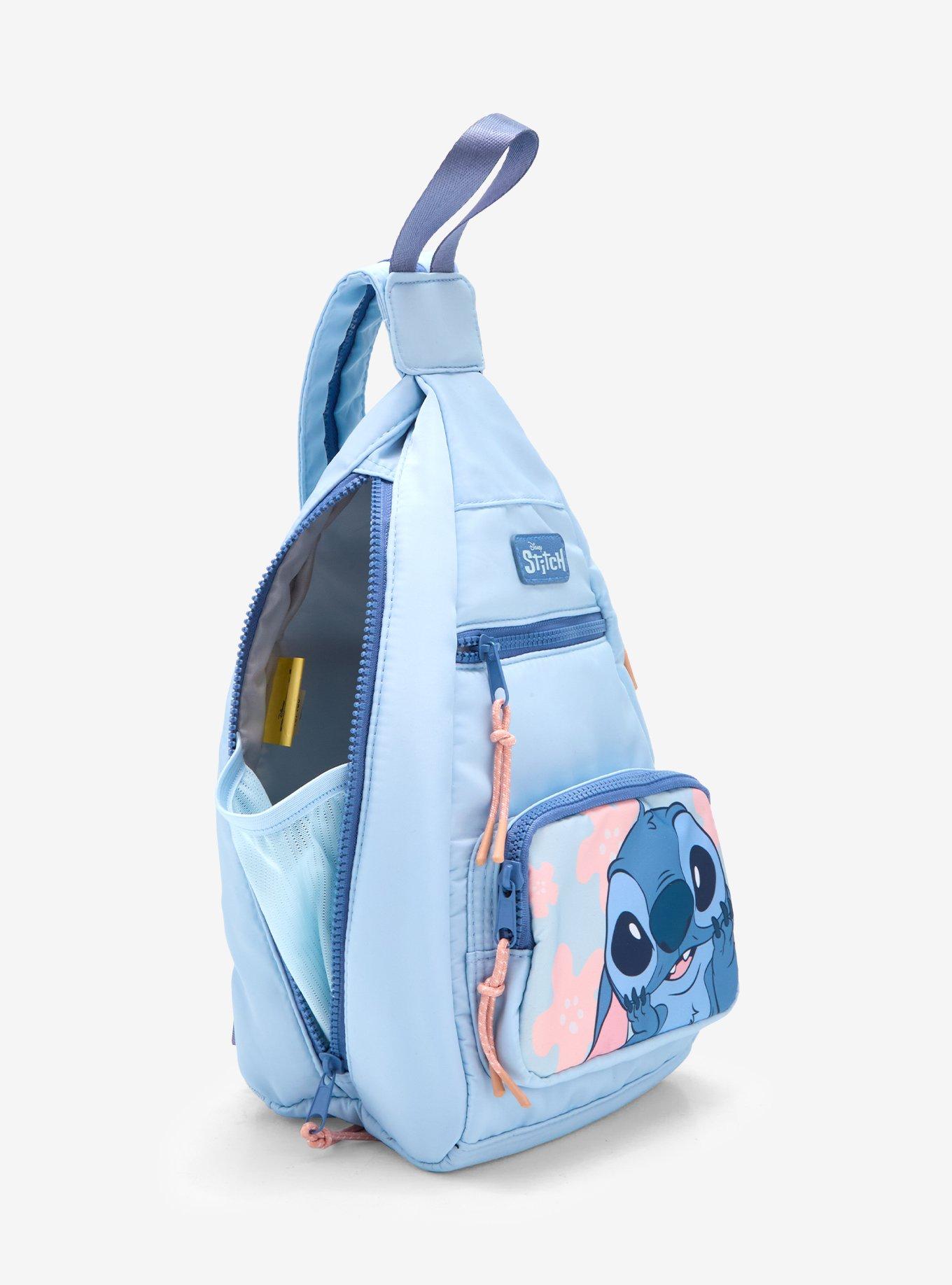 Disney Stitch Pastel Blue Convertible Sling Bag, , alternate