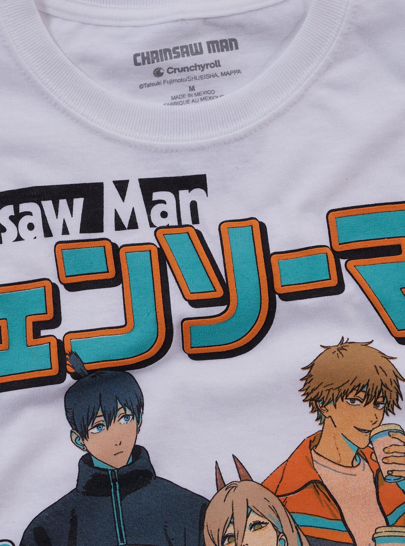 Chainsaw Man Group Casual T-Shirt, , hi-res