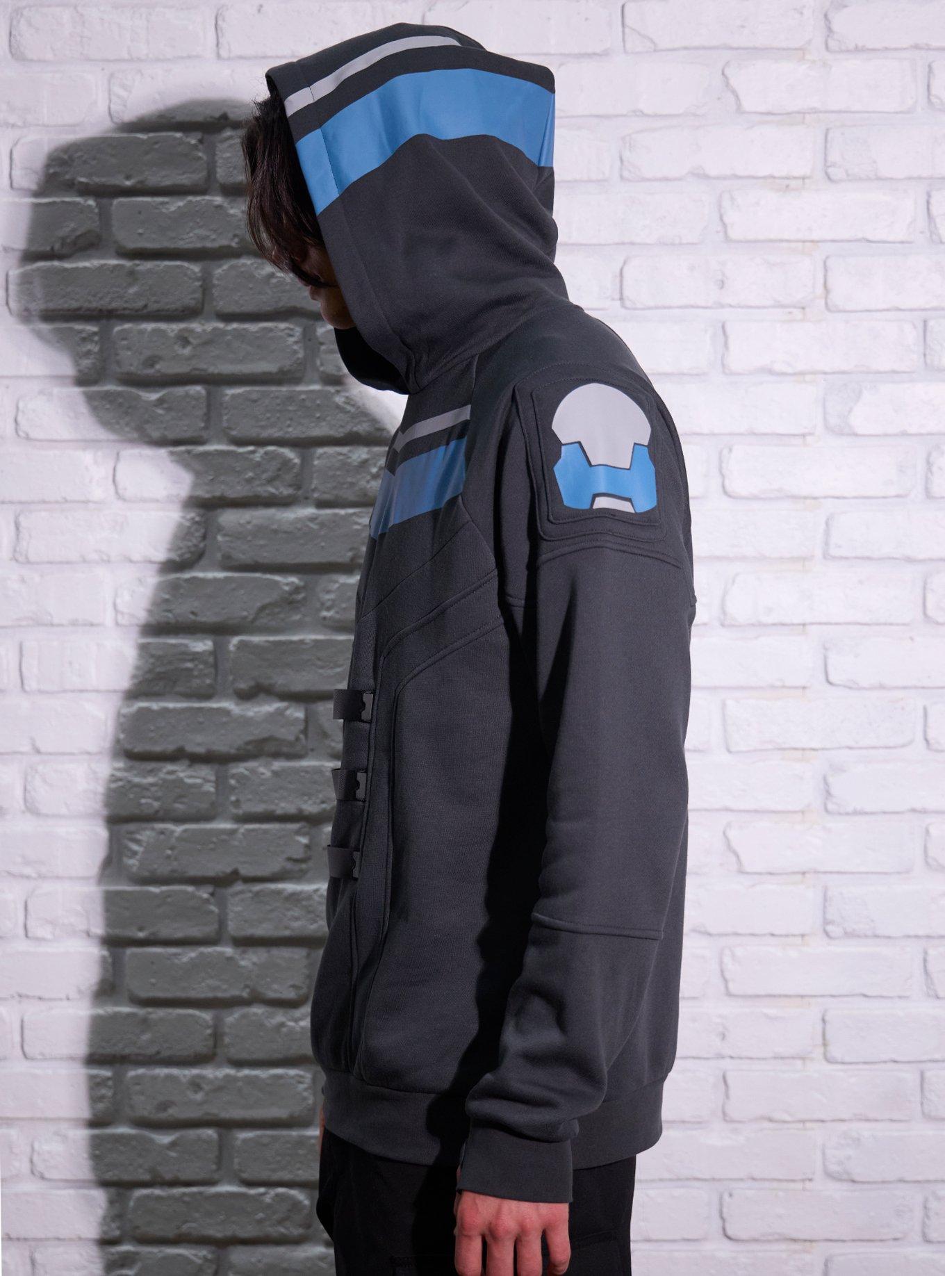 DC Comics Peacemaker Vigilante Suit Hoodie, BLUE, alternate