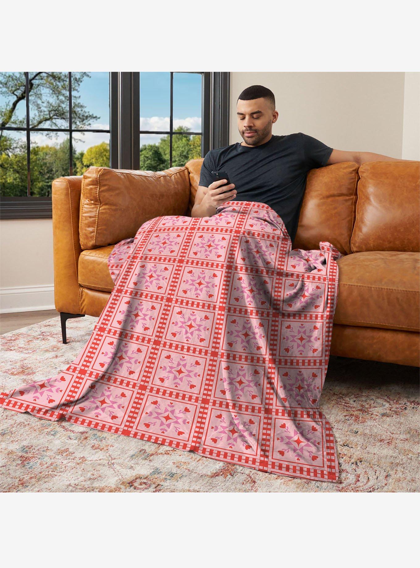 Quilted 50x60" Silk Touch Throw Blanket, , alternate