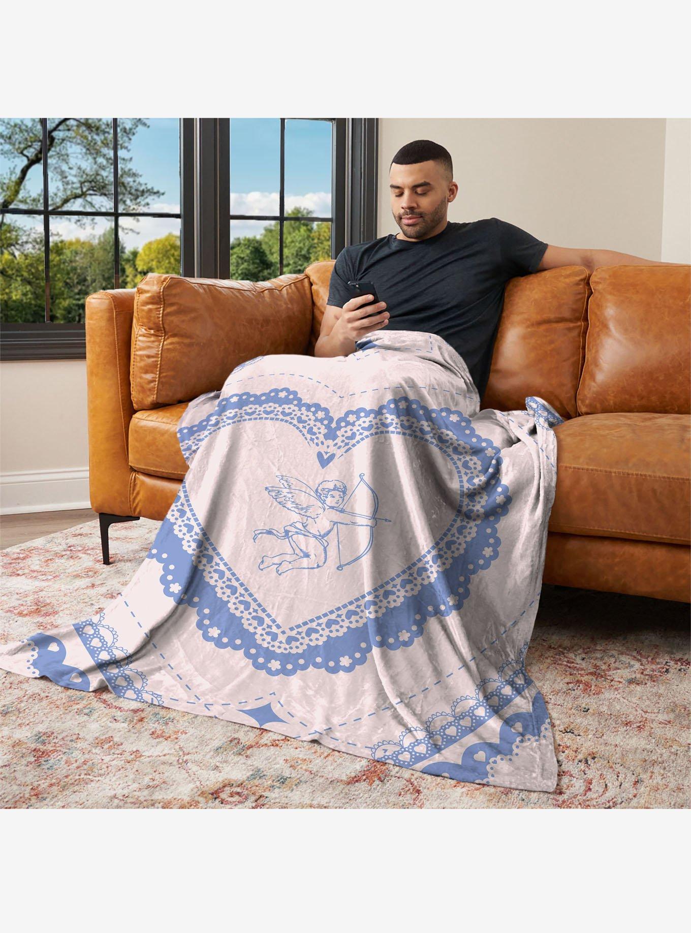 Vintage Hearts 60x80" Silk Touch Throw Blanket, , alternate