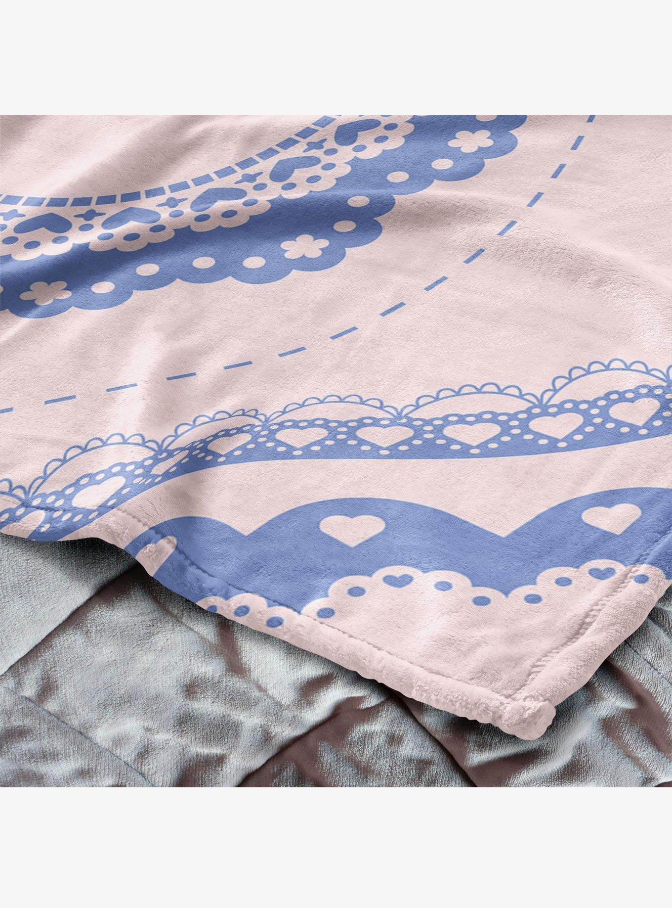 Vintage Hearts 60x80" Silk Touch Throw Blanket, , alternate