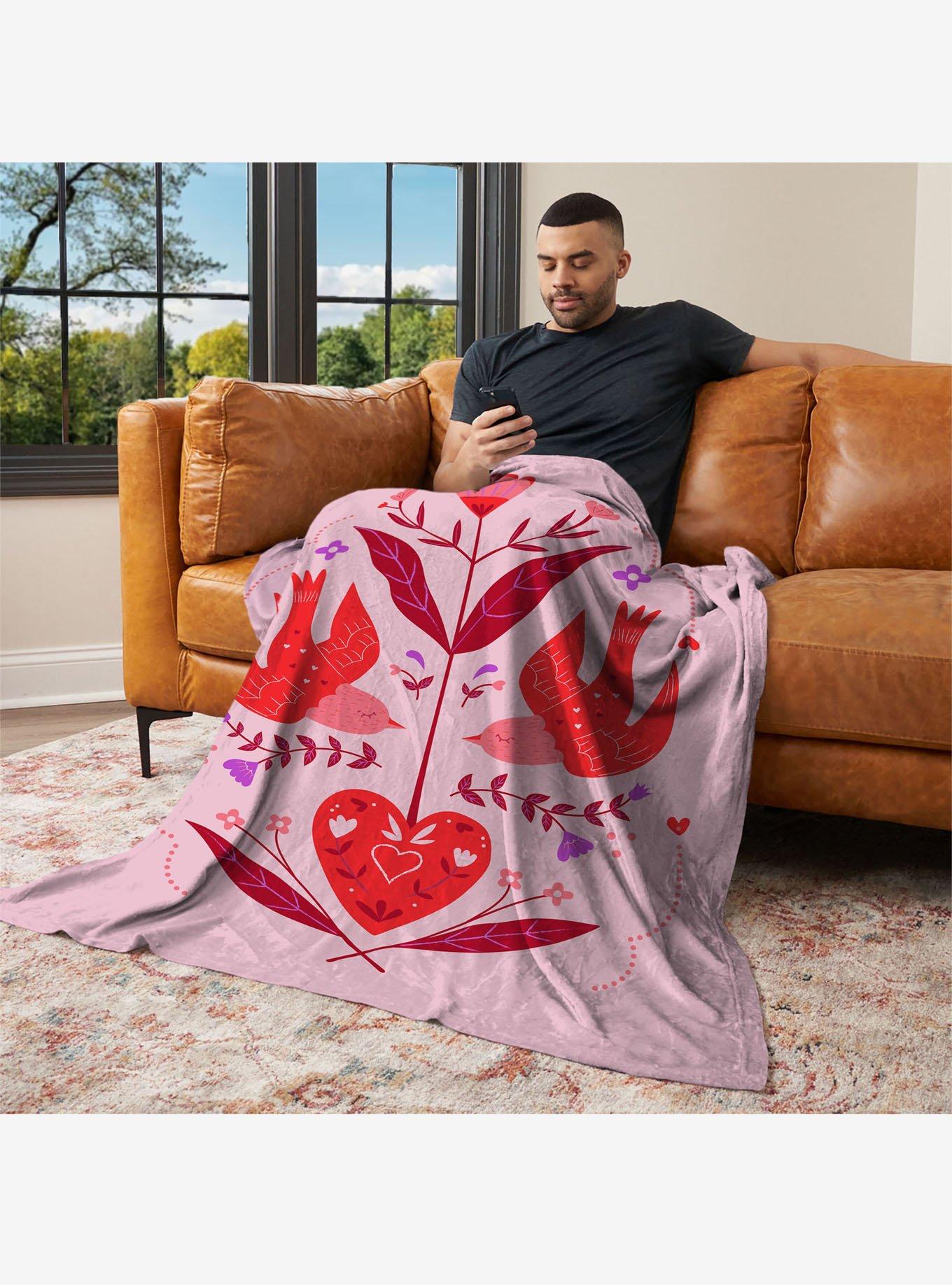 Flying Birds 50x60" Silk Touch Throw Blanket, , alternate