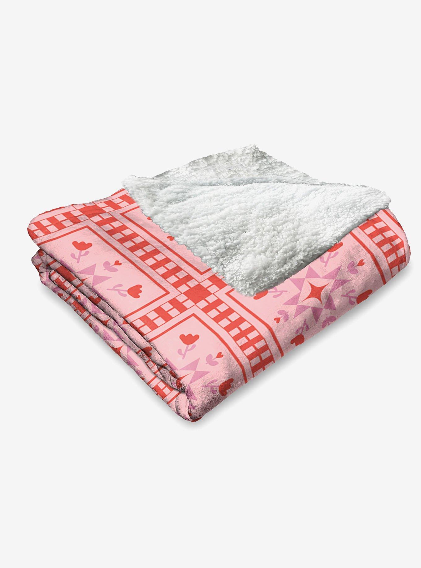 Quilted Silk Touch Sherpa Throw Blanket, , alternate