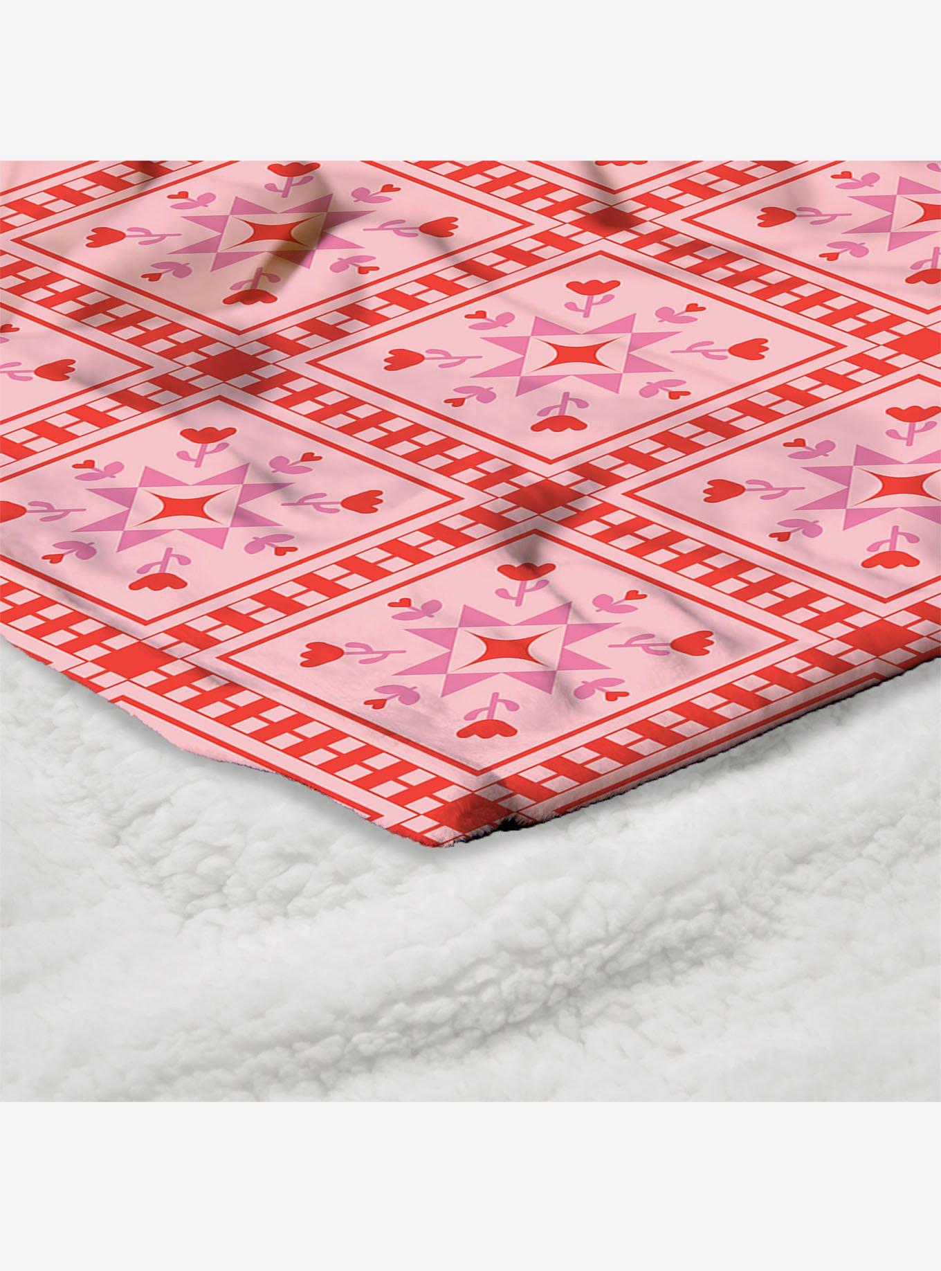 Quilted Silk Touch Sherpa Throw Blanket, , alternate