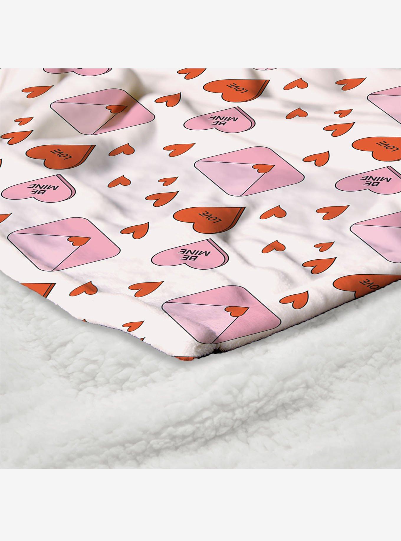 Send My Love Silk Touch Sherpa Throw Blanket, , alternate