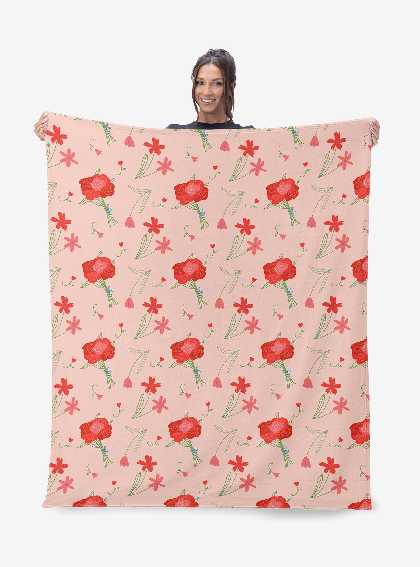 Flowers 60x80" Silk Touch Throw Blanket, , hi-res