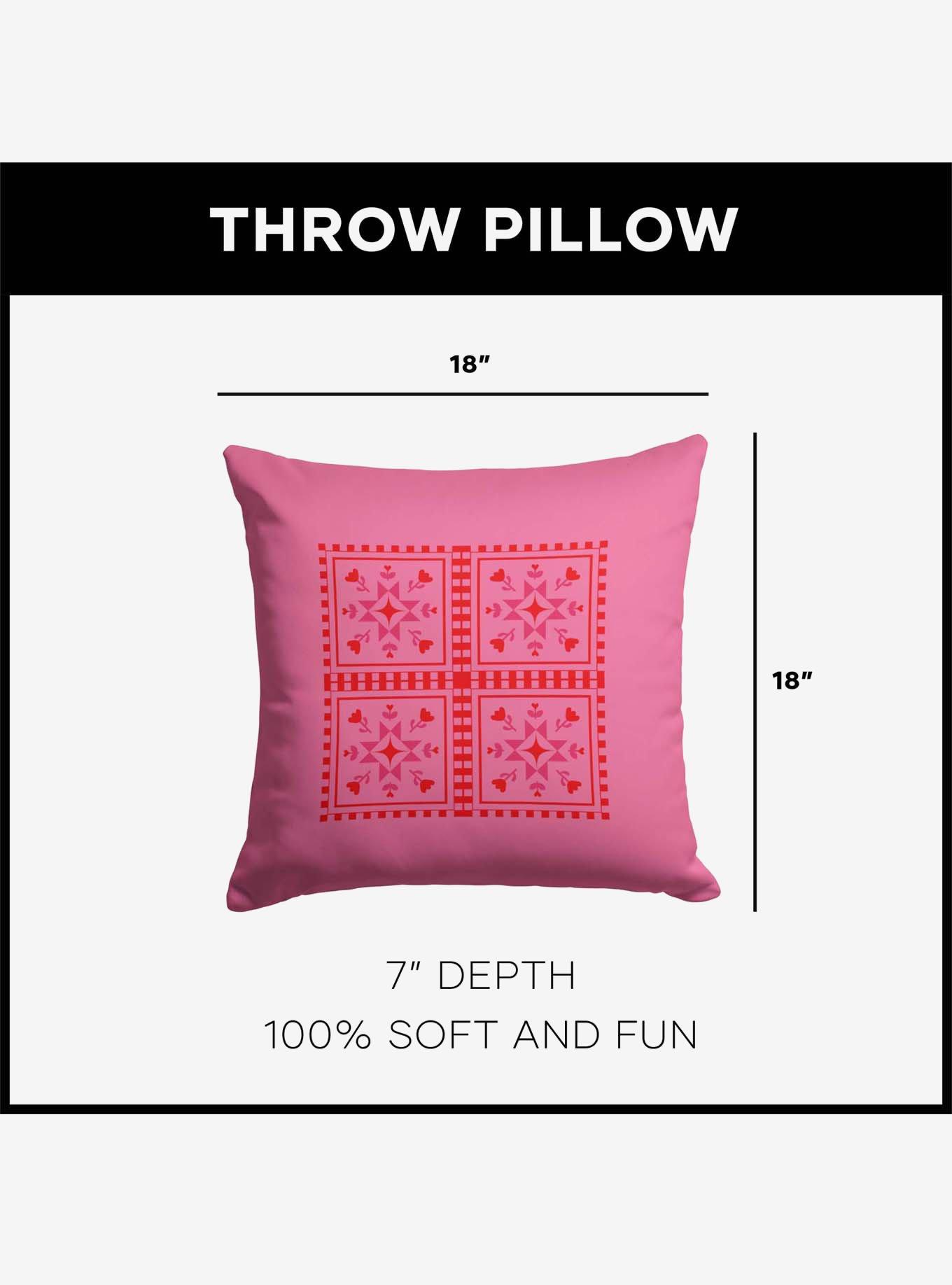 Quilted Throw Pillow, , alternate