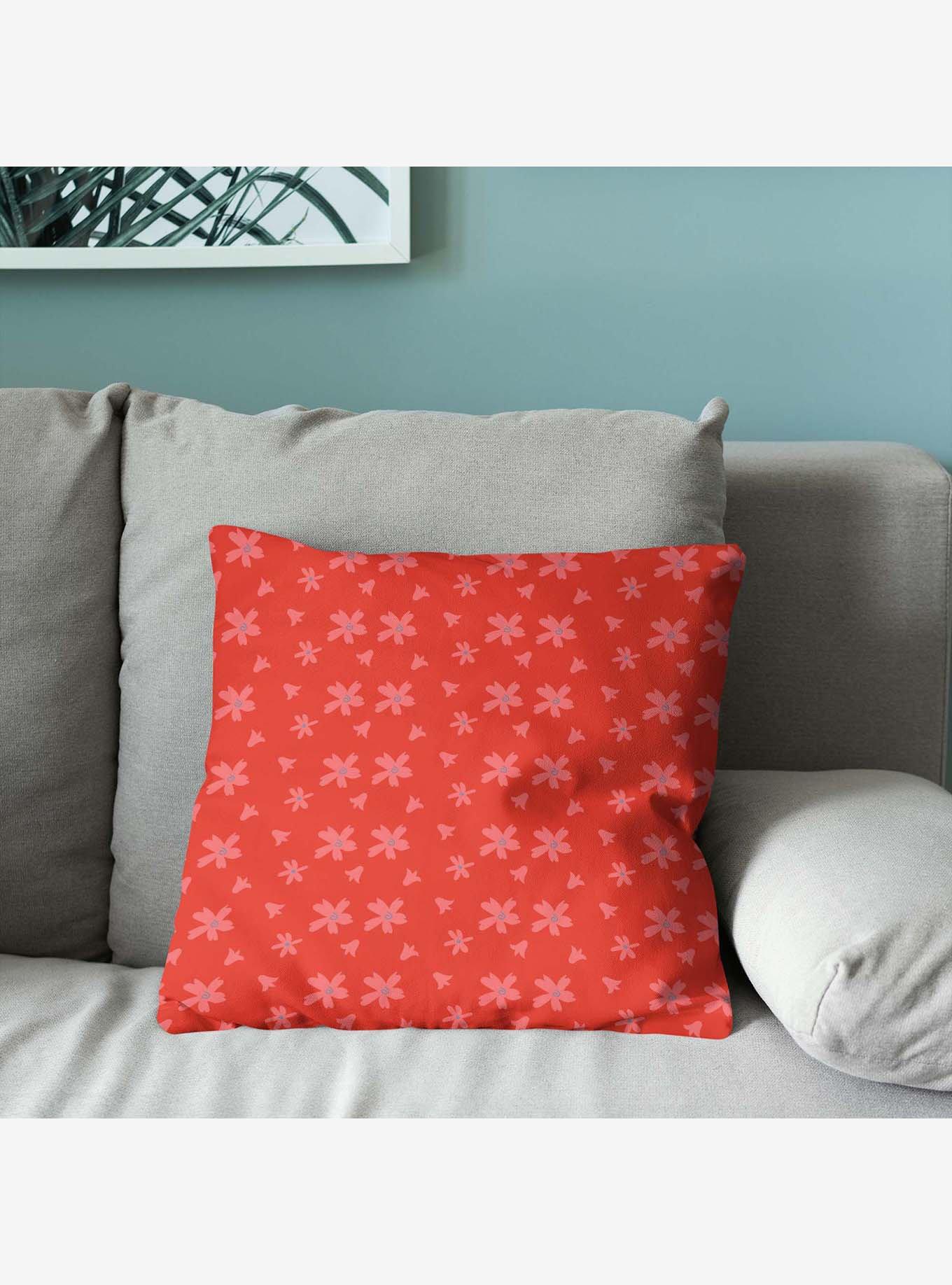 Flowers Throw Pillow, , alternate