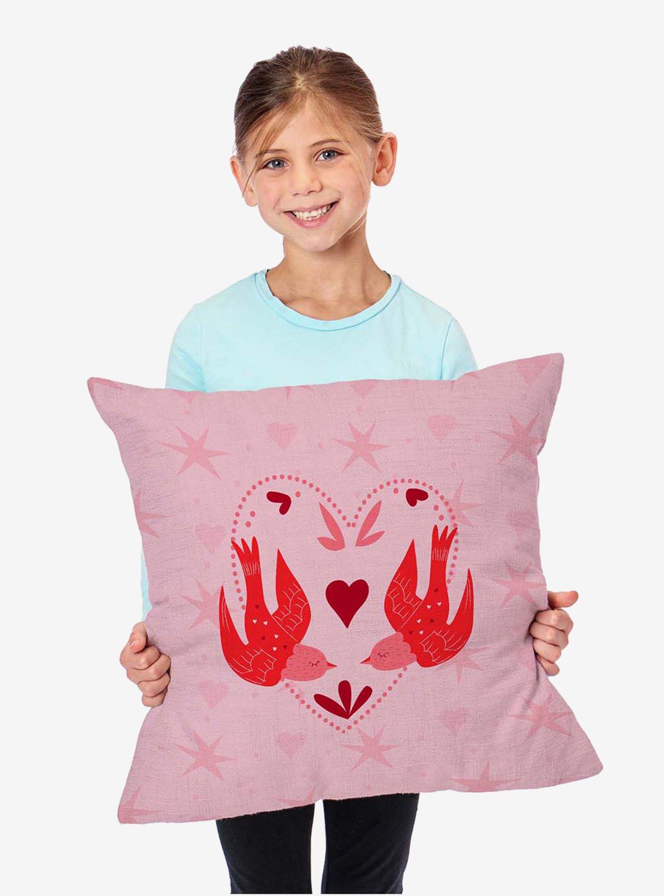 Flying Birds Throw Pillow, , alternate