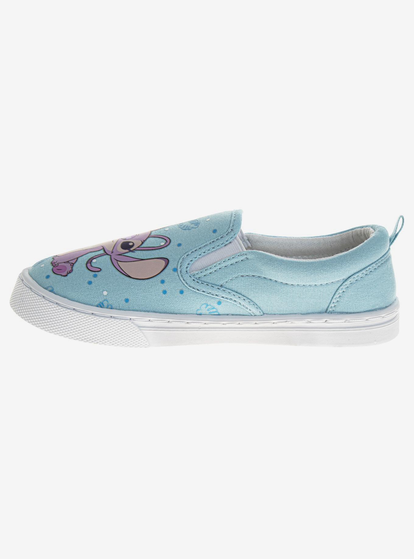 Disney Lilo & Stitch Little Kids Lace Up Low Top Canvas Sneakers