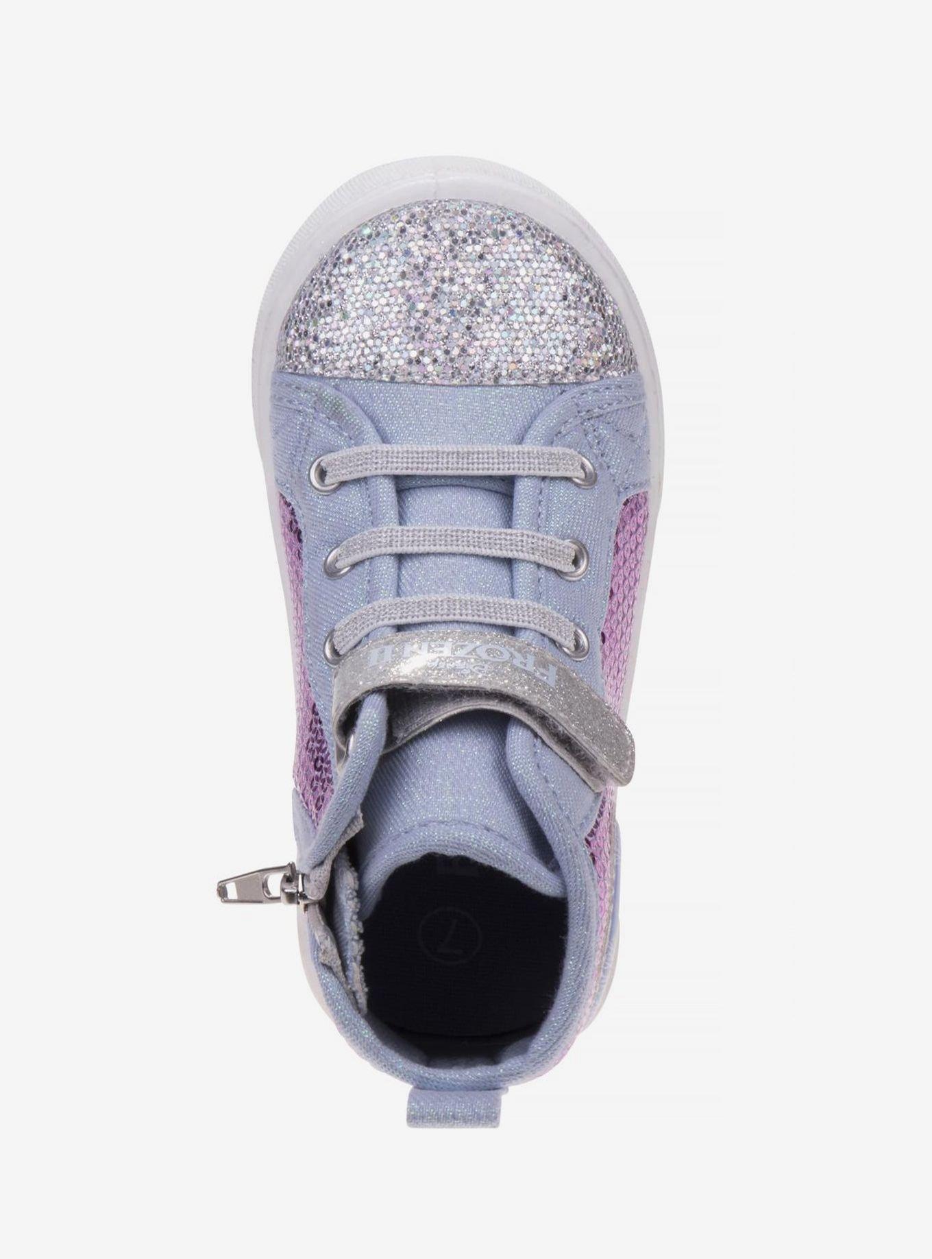 Disney Frozen Anna and Elsa Toddler & Youth Canvas Sneakers, PURPLE, alternate