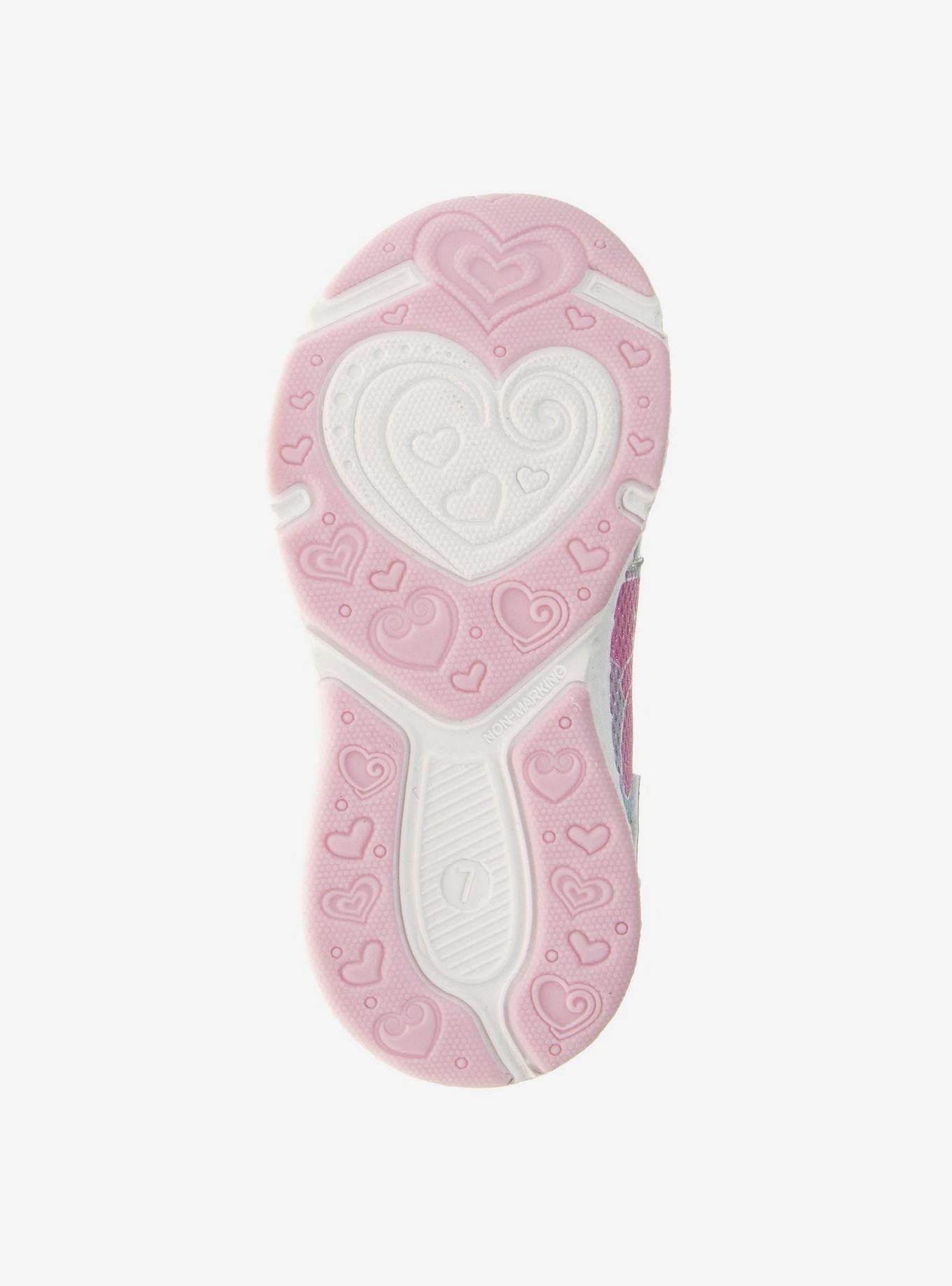 Disney Minnie Mouse Girls One White Light Sneakers, SILVER, alternate