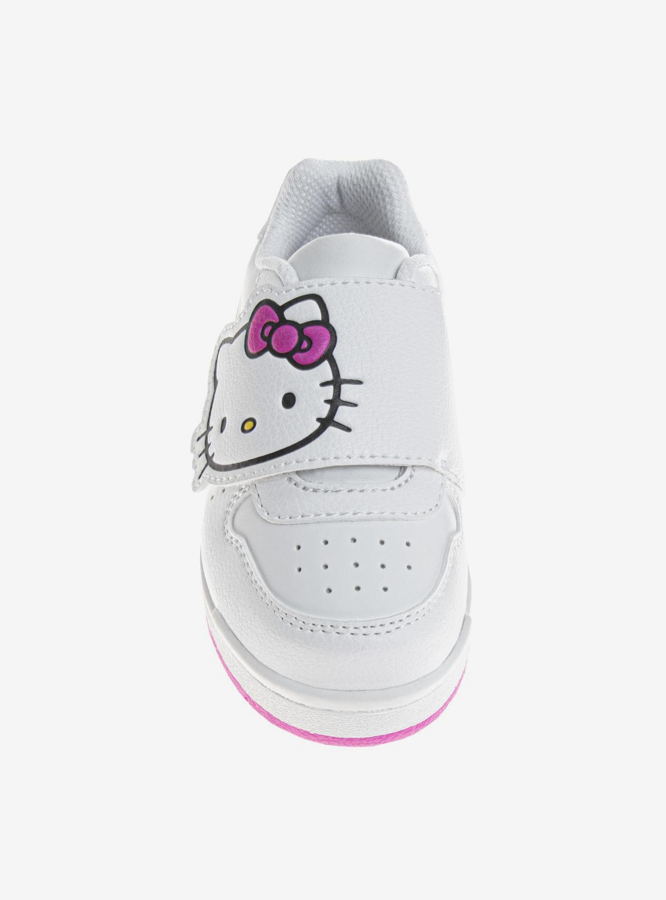 Hello Kitty Hook & Loop Toddler & Girls Sneakers, BRIGHT WHITE, alternate