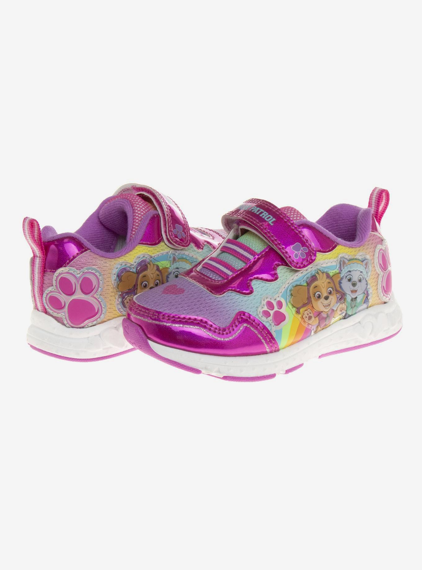 Paw Patrol Skye and Everest Hook & Loop Toddler & Girls Light Up Sneakers, , hi-res
